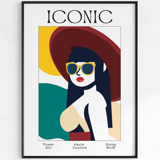 Fashion Iconic Printed poster