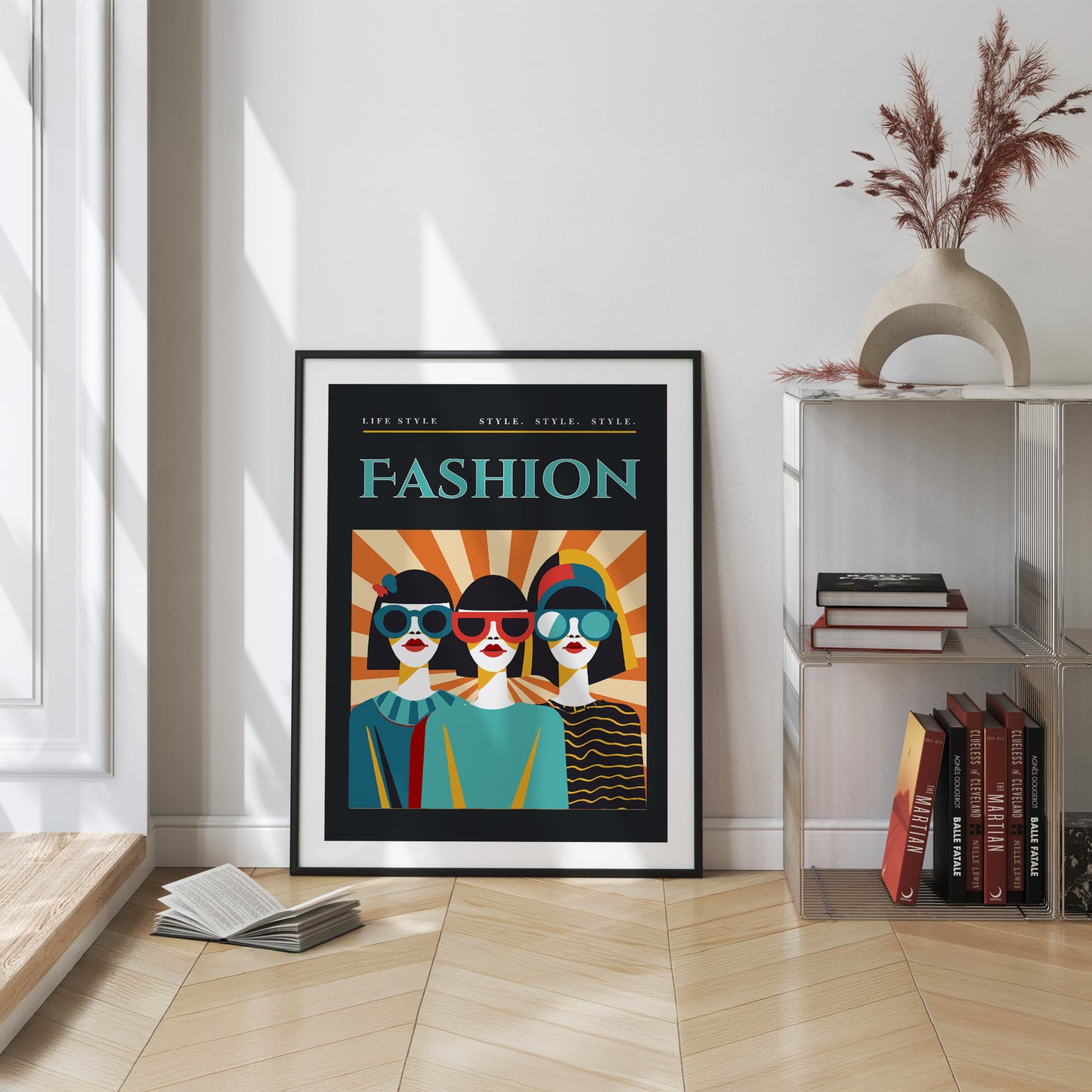 Three fashion women Printed poster