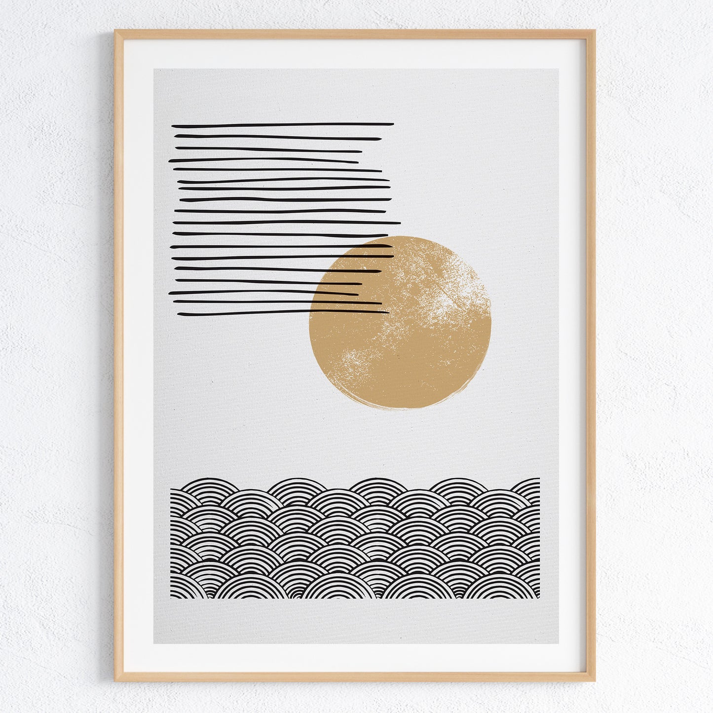 Natural elements abstract series 2/3 Printed Poster